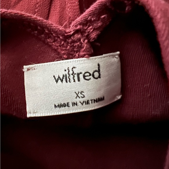 Aritzia Wilfred Talmont bodysuit in BURGUNDY - Picture 7 of 8